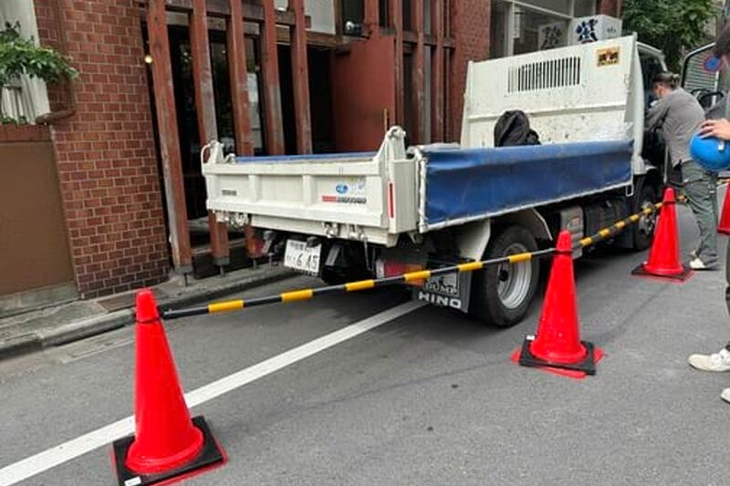 ④道路使用許可・バリケード