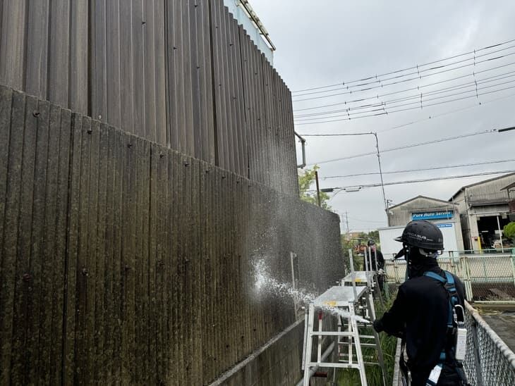 ⑤湿潤化終了