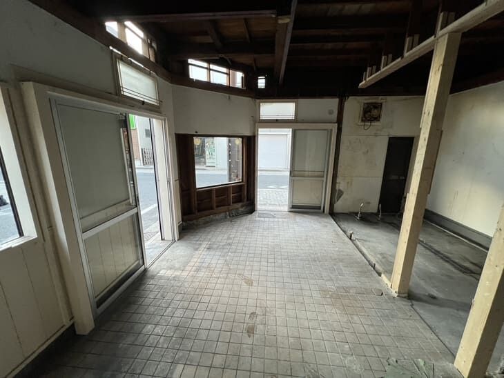 Partial demolition work